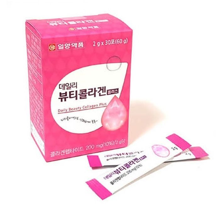 Питьевой коллаген в порошке в стиках курс на месяц IL-YANG PHARM Daily Beauty Collagen Plus 2 г х 30 шт.