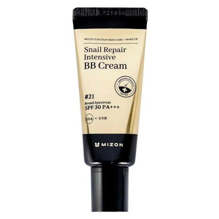 Восстанавливающий BB крем с муцином улитки MIZON Premium Snail Repair Intensive BB Cream SPF30 РА+++