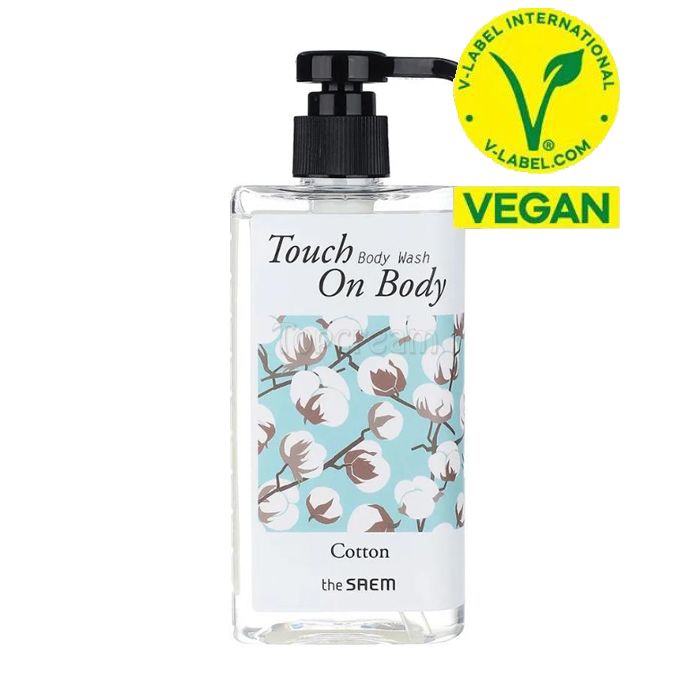 Веганский парфюмированный гель для душа с растительными экстрактами THE SAEM Touch On Body Wash Vegan
