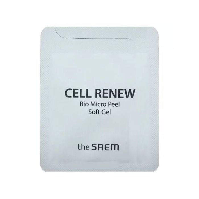 Пилинг-скатка с растительными стволовыми клетками. Пробник THE SAEM Cell Renew Bio Micro Peel Soft Gel sample