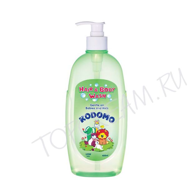Средство для мытья детей От макушки до пяточек, 400 мл LION KODOMO Hair&Body Wash