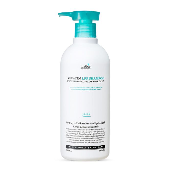Бессульфатный шампунь с кератином LADOR Keratin LPP Shampoo 530 ml