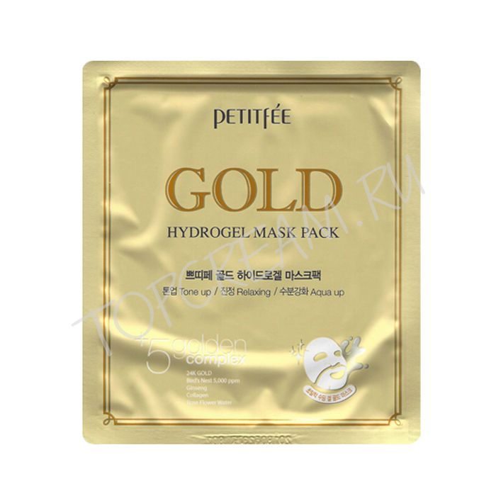 Золотая гидрогелевая маска PETITFEE Gold Hydrogel Mask Pack