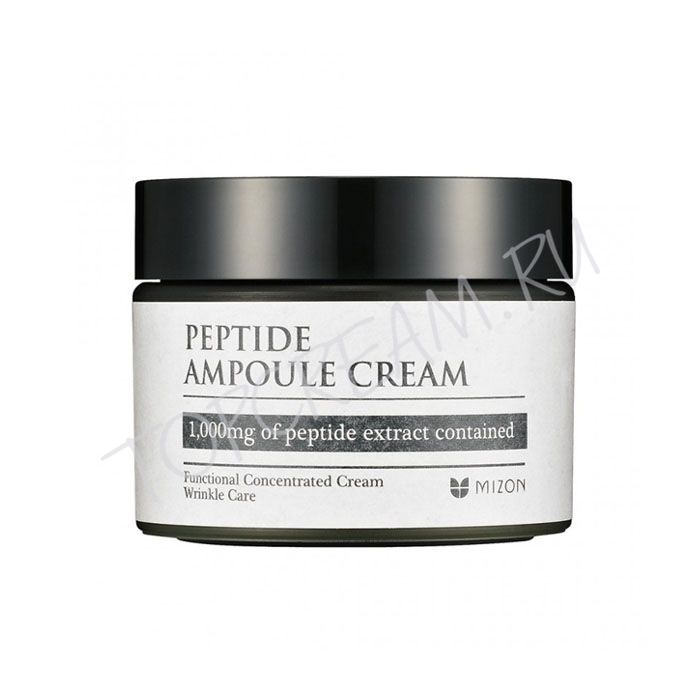 Высококонцентрированный пептидный крем для укрепления кожи MIZON Peptide Ampoule Cream