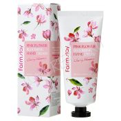 Крем для рук с экстрактом лепестков цветов FARMSTAY Pink Flower Blooming Hand Cream