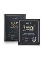 Гидрогелевая маска с черным жемчугом и золотом, 5 шт. PETITFEE Black Pearl & Gold Hydrogel Mask Pack Set - вид 1 миниатюра