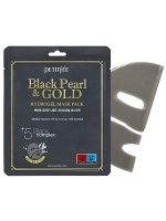 Гидрогелевая маска с черным жемчугом и золотом, 5 шт. PETITFEE Black Pearl & Gold Hydrogel Mask Pack Set - вид 5 миниатюра