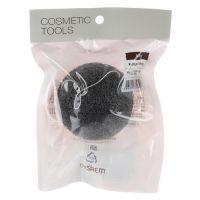 Спонж конняку 100% с древесным углем THE SAEM 100% Charcoal Jelly Cleansing Puff - вид 1 миниатюра