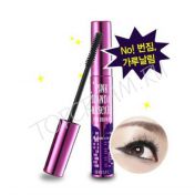 Удлиняющая и подкручивающая черная тушь MIZON Pink Scandal Mascara