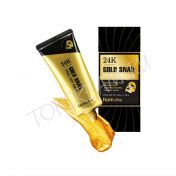 Маска-пленка c 24-каратным золотом и муцином улитки FARMSTAY 24K Gold Snail Peel Off Pack