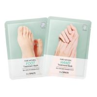 Увлажняющая и питательная маска-носочки для ног THE SAEM Pure Natural Foot Treatment Mask - вид 4 миниатюра