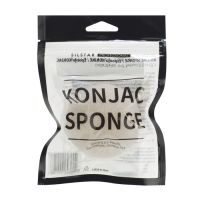 100% натуральный спонж SILSTAR Konjac Sponge - вид 2 миниатюра