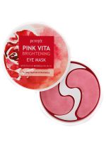 Осветляющие тканевые патчи для кожи под глазами PETITFEE Pink Vita Brightening Eye Mask - вид 1 миниатюра