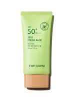 Солнцезащитный гель с алоэ вера THE SAEM Jeju Fresh Aloe Sun Gel SPF50+ PA++++ - вид 4 миниатюра