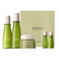 Набор уходовый с экстрактом новозеландского льна THE SAEM Urban Eco Harakeke Skin Care 3 Set