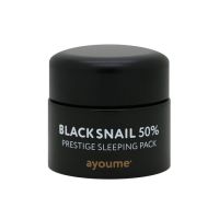 Ночная маска с муцином черной улитки AYOUME Black Snail Prestige Sleeping Pack