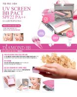 Увлажняющая и матирующая ББ компакт-пудра SKIN79 Diamond UV Screen BB pact SPF22 PA++ 13g - вид 4 миниатюра