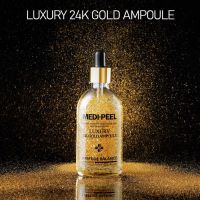 Разглаживающая сыворотка c 24K золотом для эластичности кожи MEDI-PEEL Luxury 24K Gold Ampoule - вид 1 миниатюра