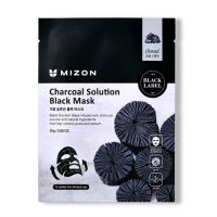 Тканевая маска для лица MIZON Solution Black Mask - вид 1 миниатюра