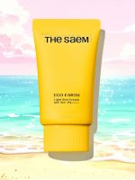 Легкий солнцезащитный крем THE SAEM Eco Earth Light Sun Cream SPF50+ PA++++ - вид 5 миниатюра