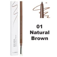 Тонкий карандаш для бровей THE SAEM Eco Soul Skinny Brow Pencil - вид 2 миниатюра