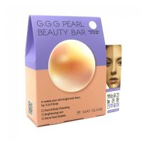 Осветляющее мыло для умывания с жемчугом MAY ISLAND G.G.G Pearl Beauty Bar - вид 1 миниатюра