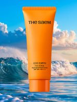 Водостойкий солнцезащитный крем для лица и тела THE SAEM Eco Earth Face & Body Waterproof Sun Cream SPF50+ PA++++ - вид 5 миниатюра