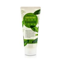 Освежающая пенка для умывания с семенами зеленого чая FARMSTAY Green Tea Seed Pure Cleansing Foam