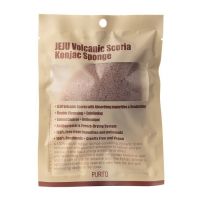 Спонж-конняку с вулканическим пеплом PURITO Jeju Volcanic Scoria Konjac Sponge - вид 1 миниатюра