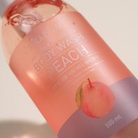 Гель для душа с экстрактом персика WELCOS Around Me Natural Perfume Vita Body Wash Peach - вид 1 миниатюра
