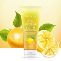 Скраб для тела с экстрактом цитрона WELCOS Around Me Natural Perfume Vita Body Scrub Yuja - вид 1 миниатюра