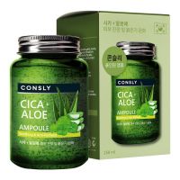 Ампульная сыворотка с центеллой и алоэ вера CONSLY Cica & Aloe All-in-One Ampoule