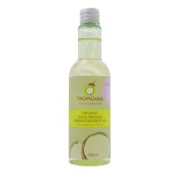 Кокосовое масло холодного отжима для кожи и волос TROPICANA Organic Cold Pressed Virgin Coconut Oil - вид 1 миниатюра