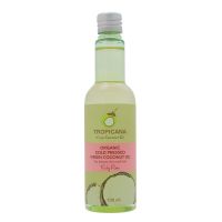 Кокосовое масло холодного отжима для кожи и волос TROPICANA Organic Cold Pressed Virgin Coconut Oil - вид 1 миниатюра