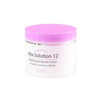 Осветляющий ампульный крем для лица с витамином В12 JIGOTT Vita Solution 12 Brightening Ampoule Cream