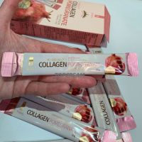 Коллаген с гиалуроновой кислотой и гранатом в стиках-желе Jinskin K-Beauty Collagen Pomegranate 20 г х 10 шт. - вид 6 миниатюра