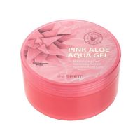 Освежающий и успокаивающий гель с алоэ THE SAEM Pink Aloe Aqua Gel - вид 1 миниатюра