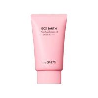 Солнцезащитный крем для проблемной кожи THE SAEM Eco Earth Pink Sun Cream EX SPF50+ PA++++
