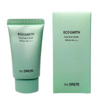 Солнцезащитный крем с центеллой THE SAEM Eco Earth Cica Sun Cream SPF50+ PA++++