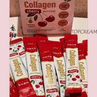 Коллаген с гиалуроновой кислотой и вишней / желе в стиках / курс на месяц SINGI Collagen Cherry Jelly Sticks 20 г х 30 шт. - вид 4 миниатюра