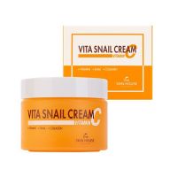 Осветляющий крем с витаминами и муцином улитки THE SKIN HOUSE Vita Snail Cream