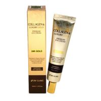 Восстанавливающий крем для век с коллагеном и золотом 3W Clinic Collagen & Luxury Gold Premium Eye Cream