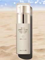 Улиточный солнцезащитный крем THE SAEM Snail Essential EX Wrinkle Solution Sun Cream SPF50+ PA++++ - вид 2 миниатюра