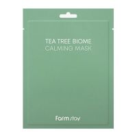 Маска тканевая для лица с экстрактом чайного дерева FARMSTAY Tea Tree Biome Calming Mask