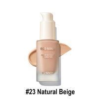 Веганская тональная основа с легкой шелковстой текстурой THE SAEM Eco Soul Vegan Silk Glam Foundation SPF42 PA++ - вид 8 миниатюра