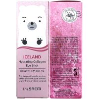 Увлажняющий стик с ледниковой водой и коллагеном для кожи вокруг глаз THE SAEM Iceland Hydrating Collagen Eye Stick - вид 1 миниатюра