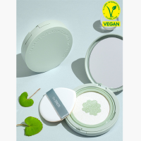 Солнцезащитный кушон с центеллой THE SAEM Eco Earth Cica Mild Sun Cushion SPF50+ PA++++ - вид 2 миниатюра