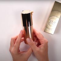 Укрепляющая сыворотка для лица с муцином улитки и 24К золотом THE SAEM Gold Snail Silk Firming Serum - вид 7 миниатюра