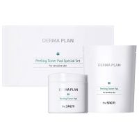 Набор отшелушивающих пилинг-дисков для чувствительной кожи THE SAEM Derma Plan Peeling Toner Pad Special Set