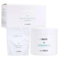 Набор отшелушивающих пилинг-дисков для чувствительной кожи THE SAEM Derma Plan Peeling Toner Pad Special Set - вид 1 миниатюра